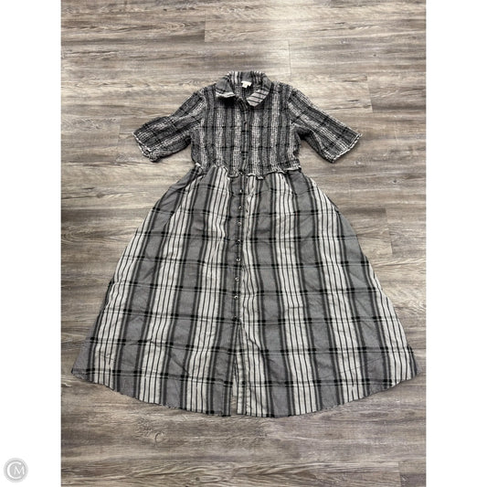 Dress Casual Midi By Maeve In Black & White, Size: Mp