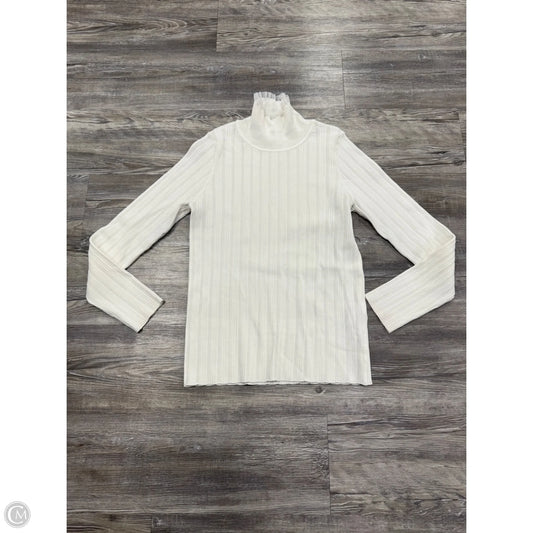 Top Long Sleeve By Claudie Pierlot In White, Size: M