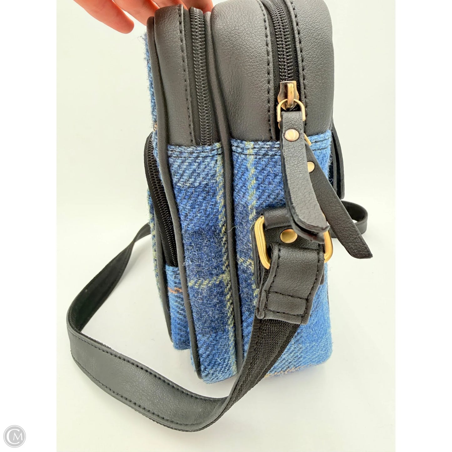 Crossbody By Harris Tweed, Size: Medium