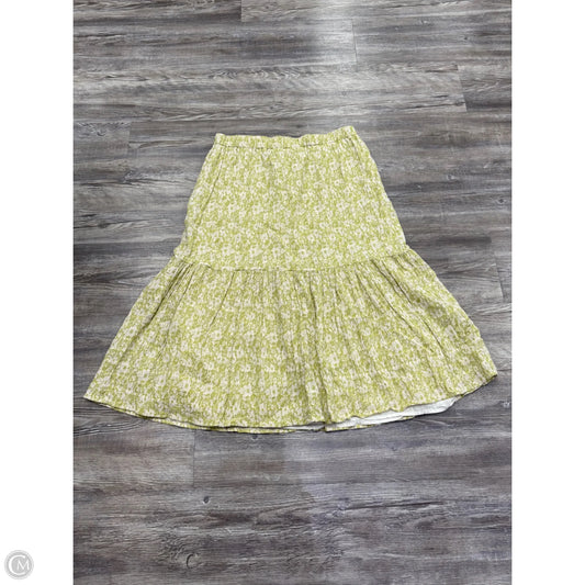 Skirt Midi By Rails In Green & White, Size: Xs