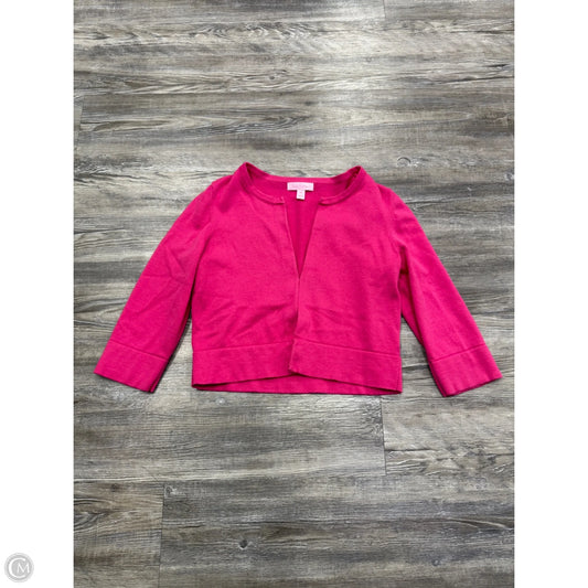 Sweater Cardigan Designer By Lilly Pulitzer In Pink, Size: M