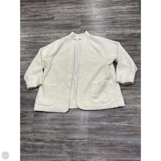 Coat Faux Fur & Sherpa By Haven In White, Size: Xxl