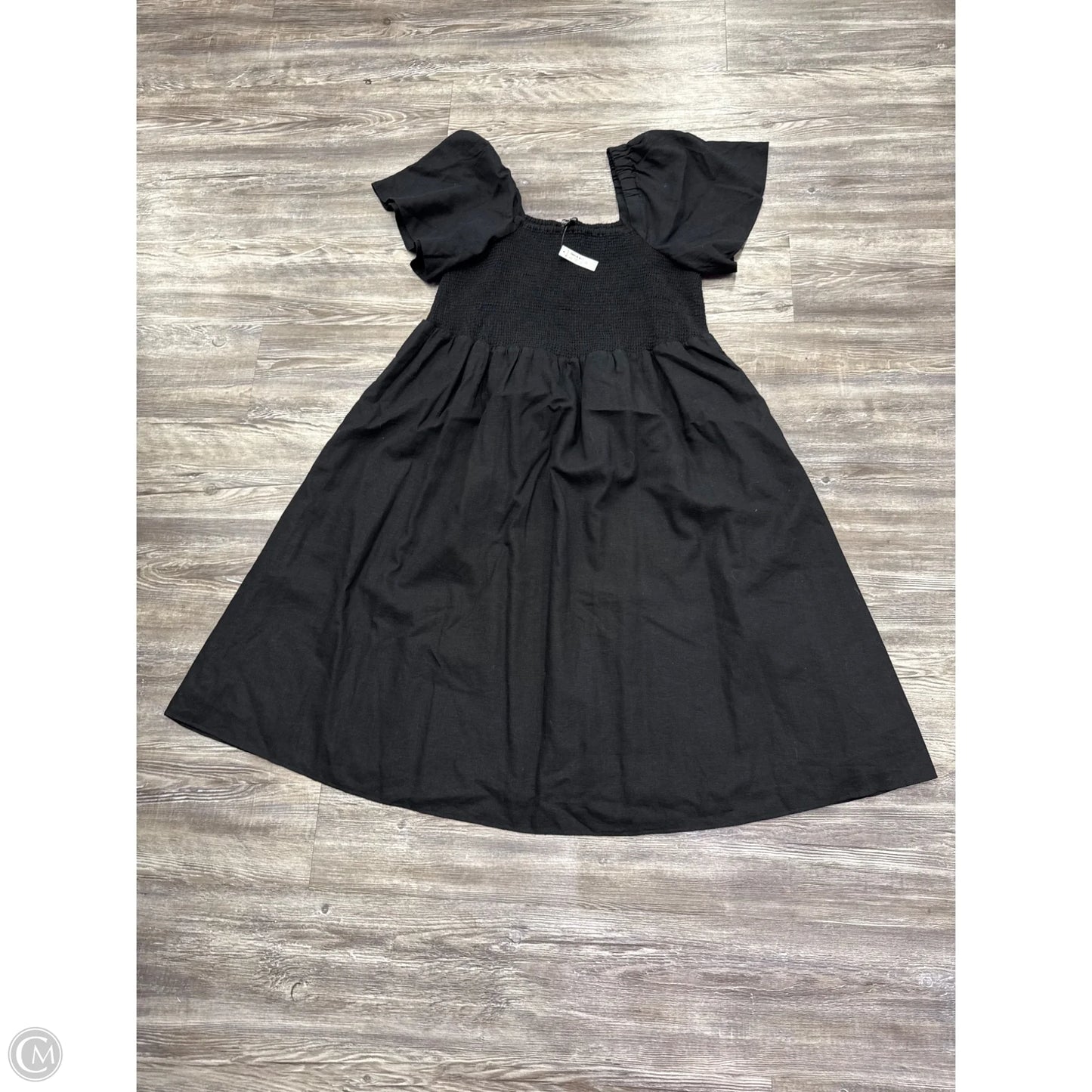 Dress Casual Midi By Madewell In Black, Size: 2x