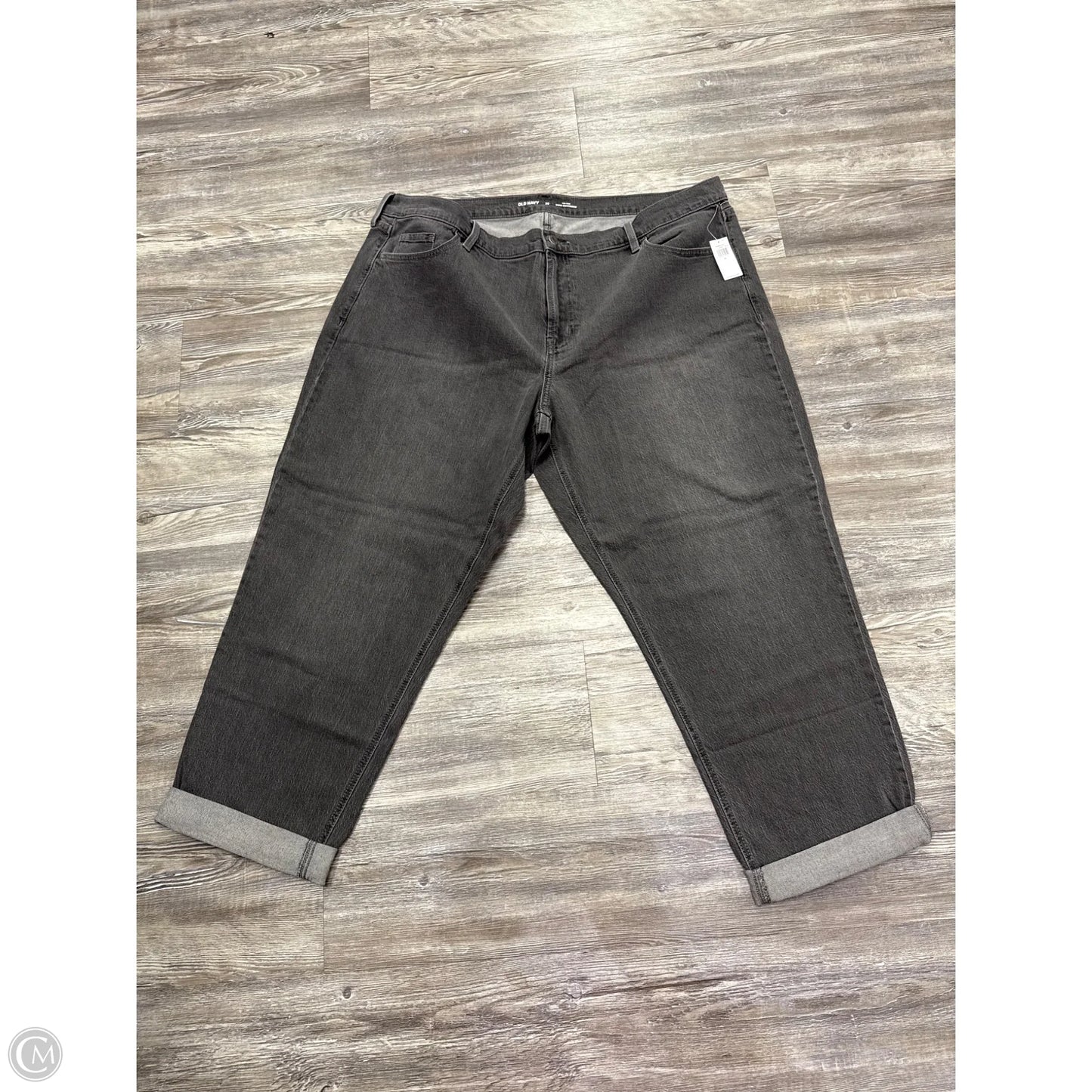Jeans Boyfriend By Old Navy In Grey Denim, Size: 20