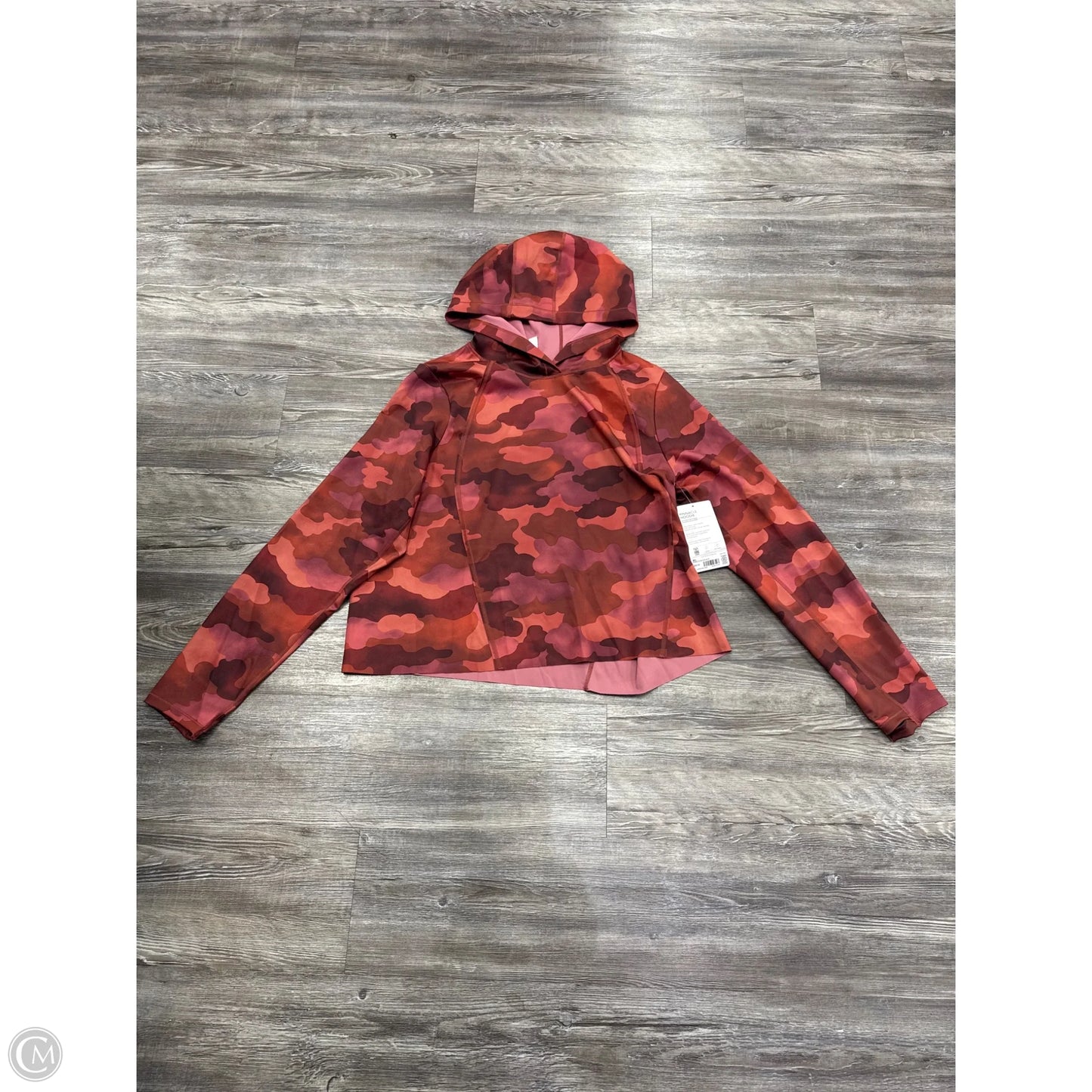 Athletic Sweatshirt Hoodie By Athleta In Camouflage Print, Size: Xl