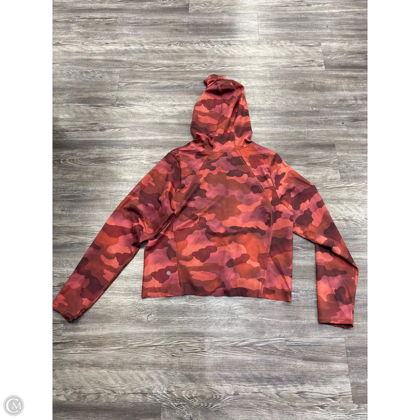 Athletic Sweatshirt Hoodie By Athleta In Camouflage Print, Size: Xl