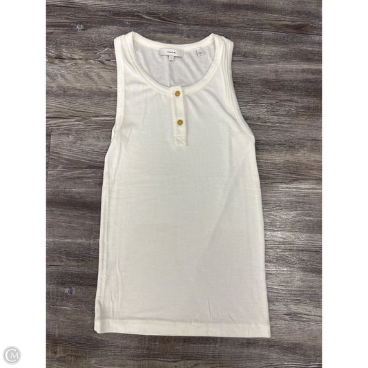 Top Sleeveless By Vince In White, Size: S