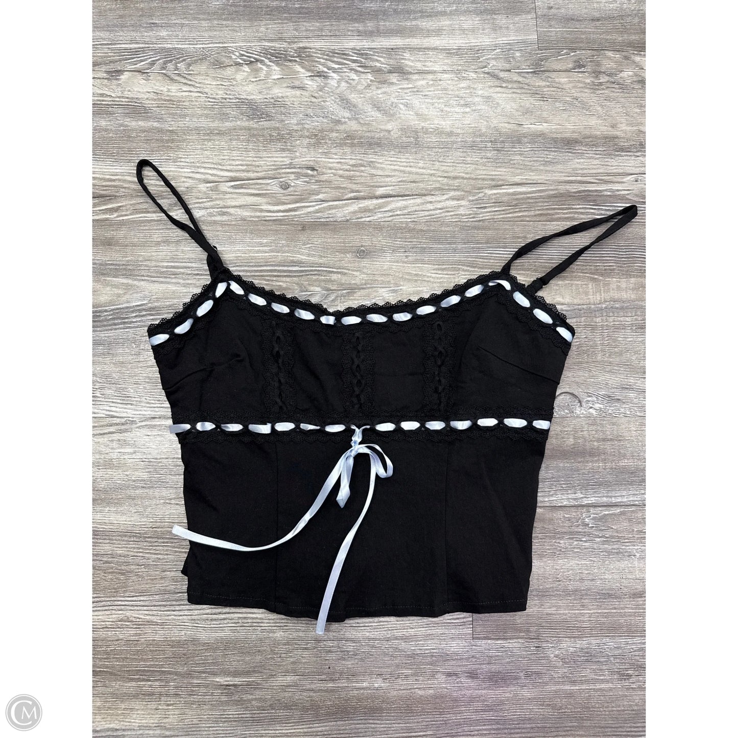 Top Sleeveless By Creamon In Black, Size: S
