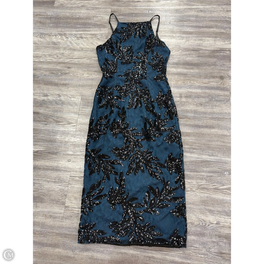 Dress Party Short By Dress The Population In Black & Blue, Size: S