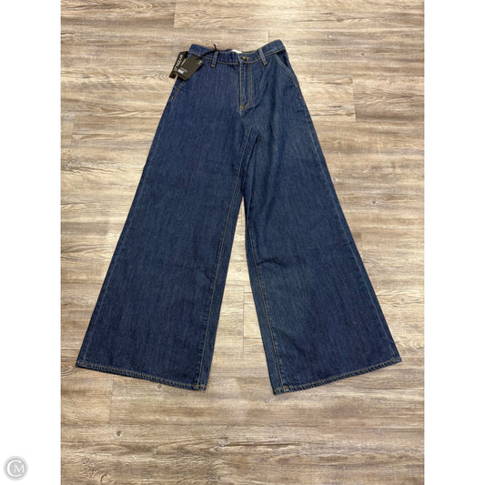 Jeans Wide Leg By Paige In Blue Denim, Size: 0