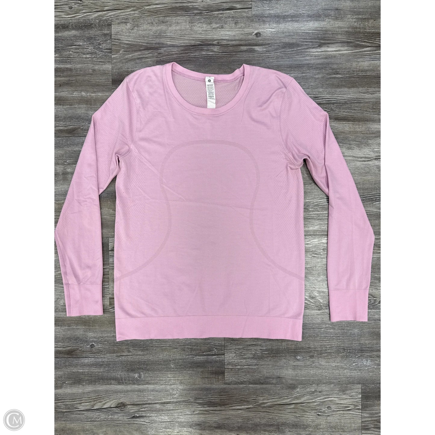 Athletic Top Long Sleeve Crewneck By Lululemon In Purple, Size: 10
