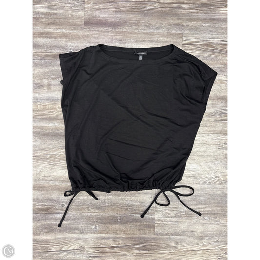 Top Short Sleeve By Eileen Fisher In Black, Size: Xsp