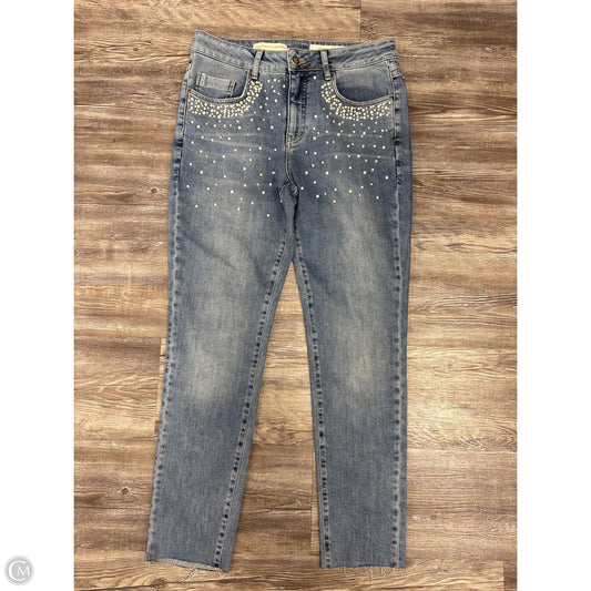 Jeans Straight By Pilcro In Blue Denim, Size: 10