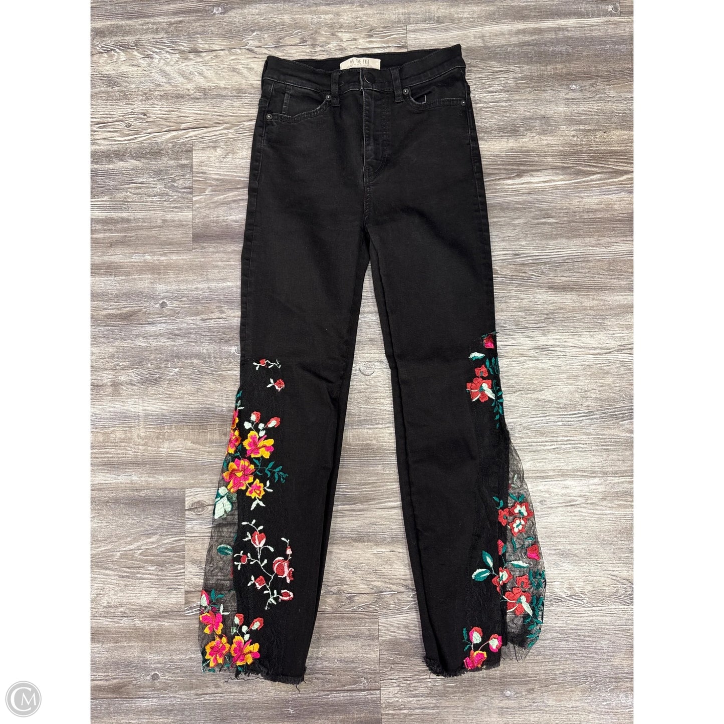 Jeans Flared By We The Free In Black Denim, Size: 0
