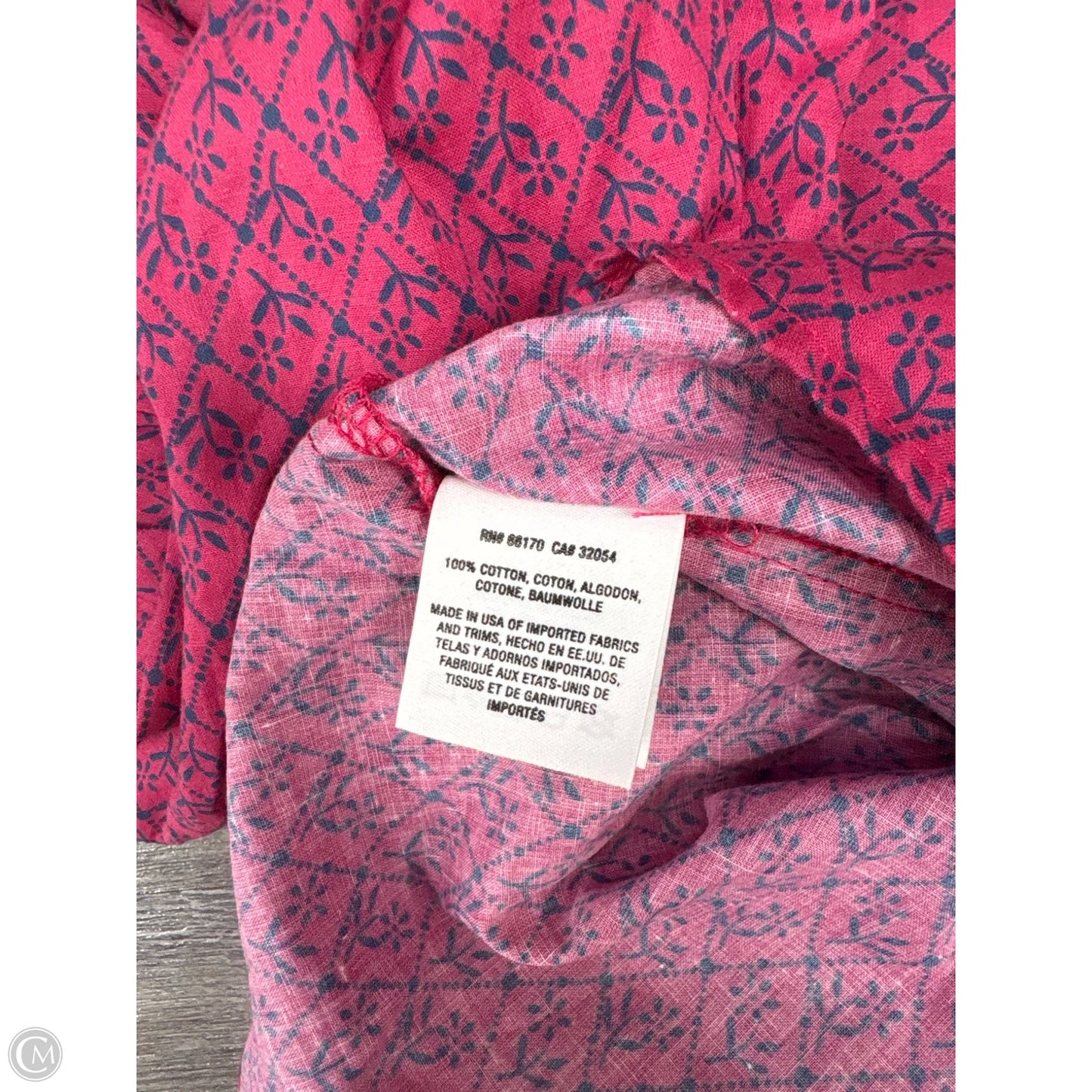 Top 3/4 Sleeve By Maeve In Pink, Size: Xs