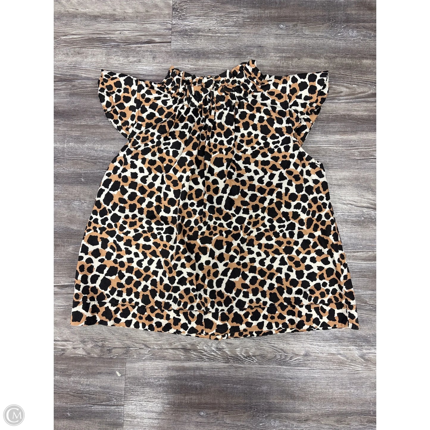Top Short Sleeve By Sea New York In Animal Print, Size: L