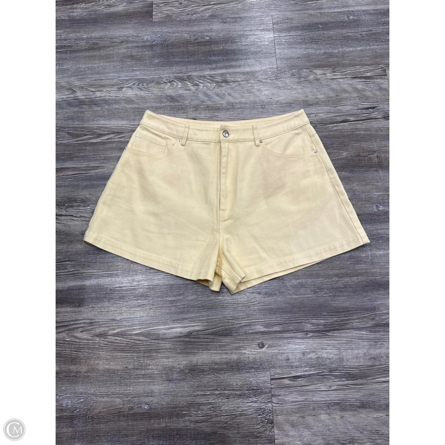 Shorts By Posse In Yellow Denim, Size: L
