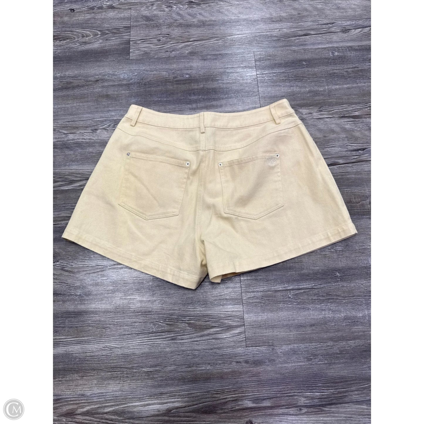 Shorts By Posse In Yellow Denim, Size: L