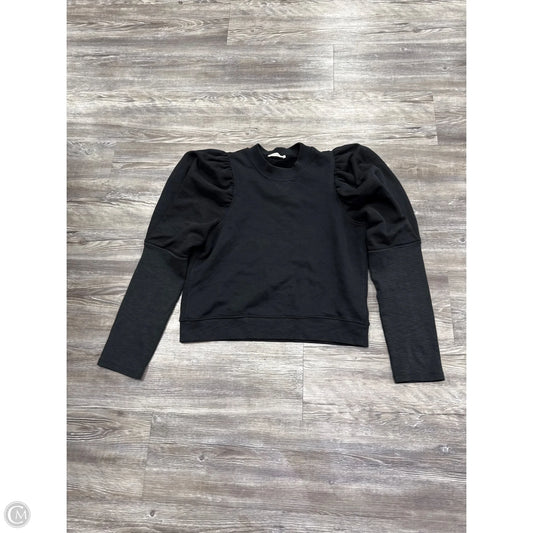 Sweatshirt Collar By Ulla Johnson In Black, Size: L