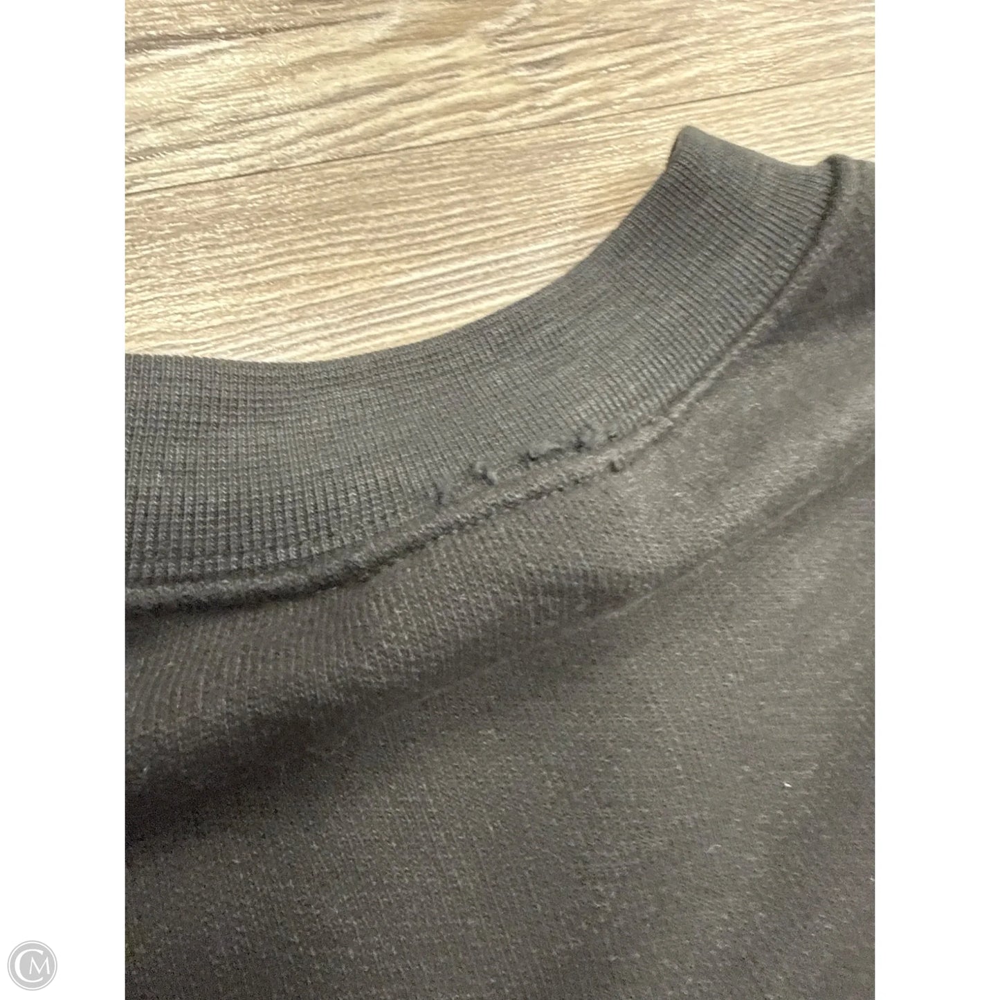 Sweatshirt Collar By Ulla Johnson In Black, Size: L