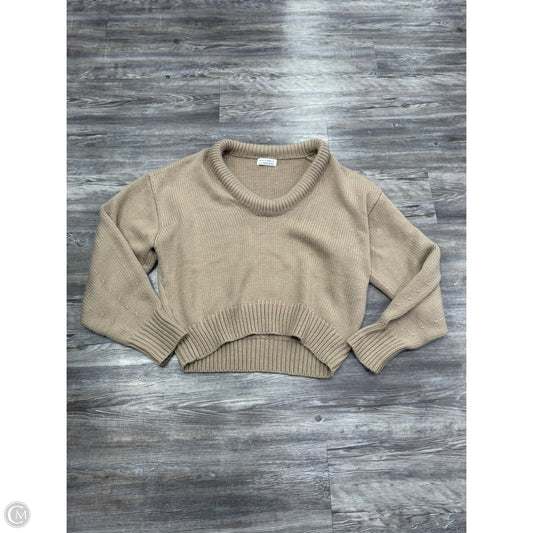 Sweater By Zoco In Tan, Size: M