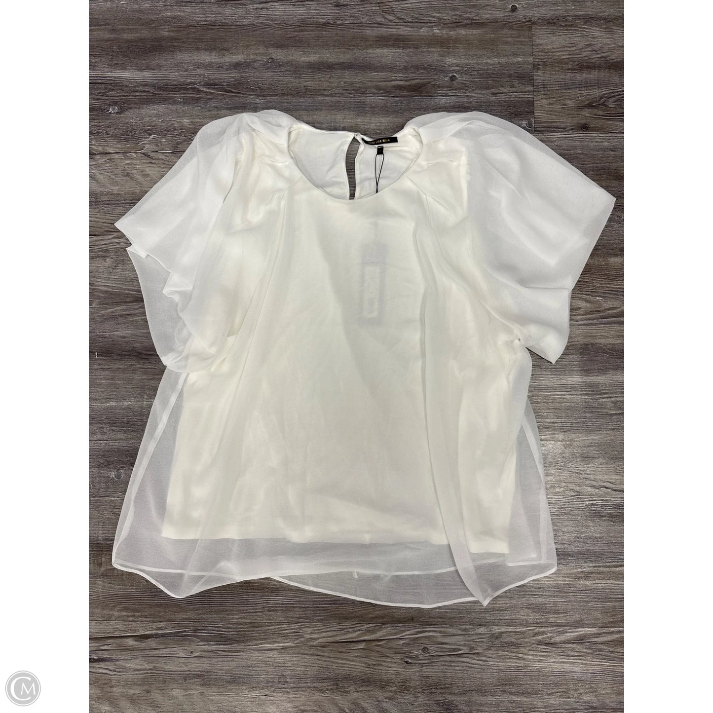 Top Short Sleeve By Kobe Halpern In White, Size: Xl