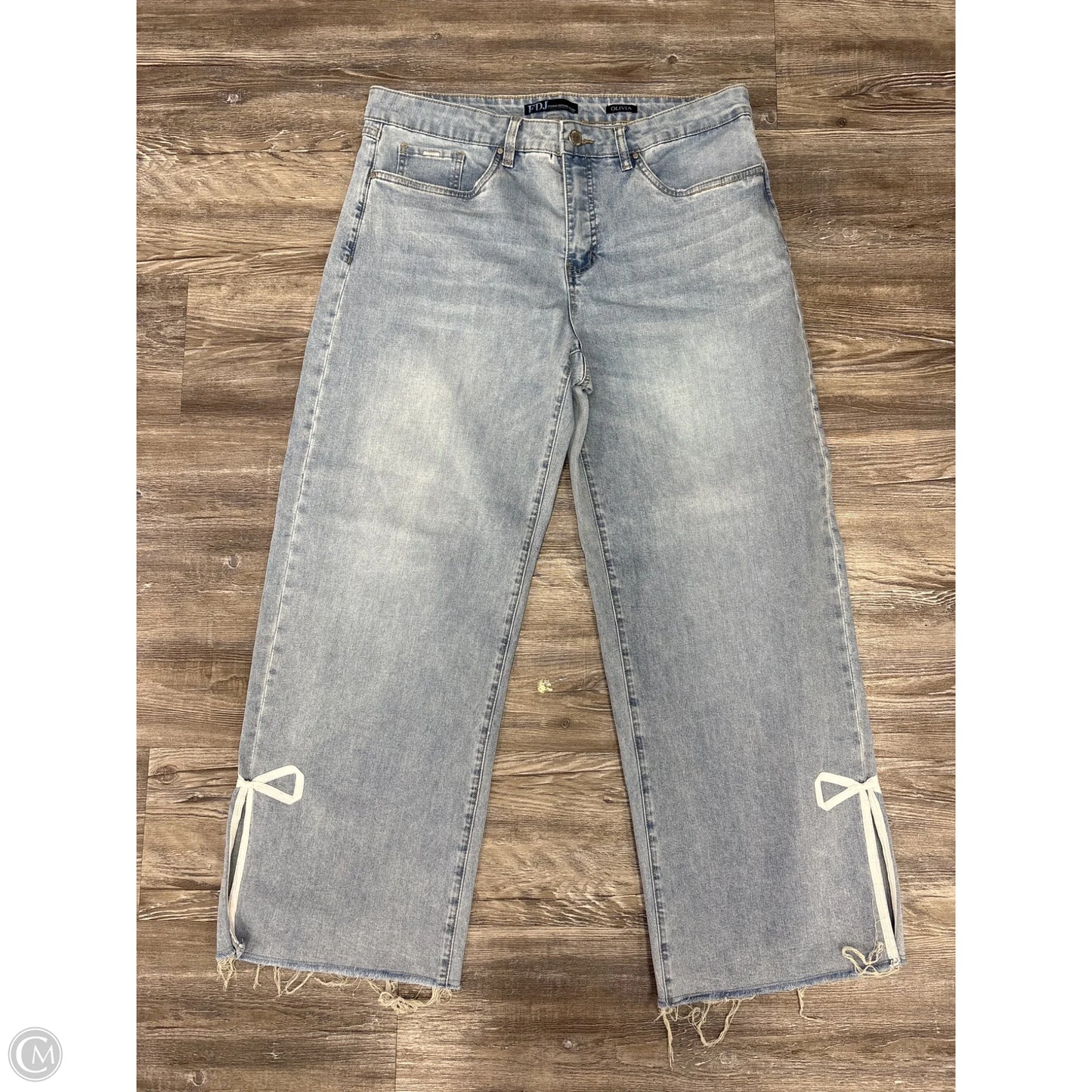 Jeans Wide Leg By French Dressing In Blue Denim, Size: 14