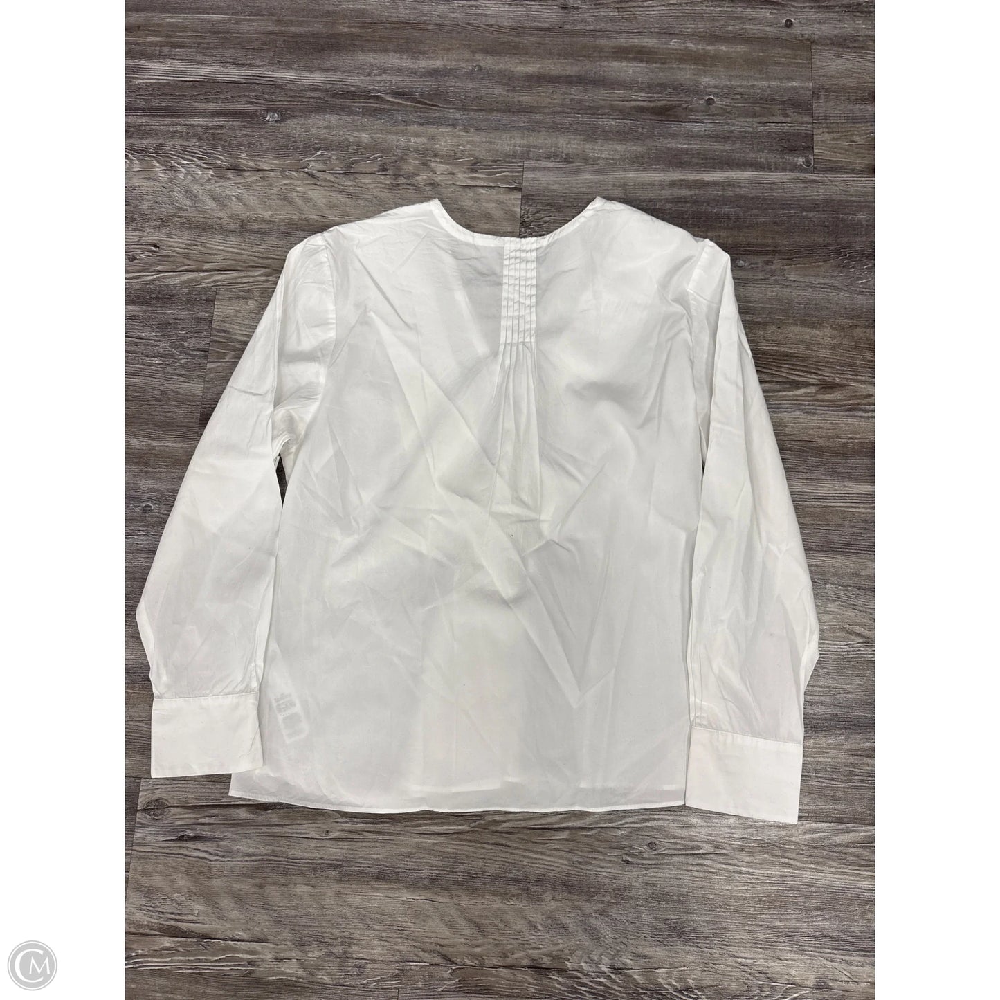 Top Long Sleeve By Rag And Bone In White, Size: L