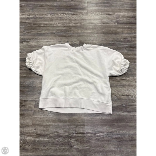 Sweatshirt Crewneck By Perfect White Tee In White, Size: S
