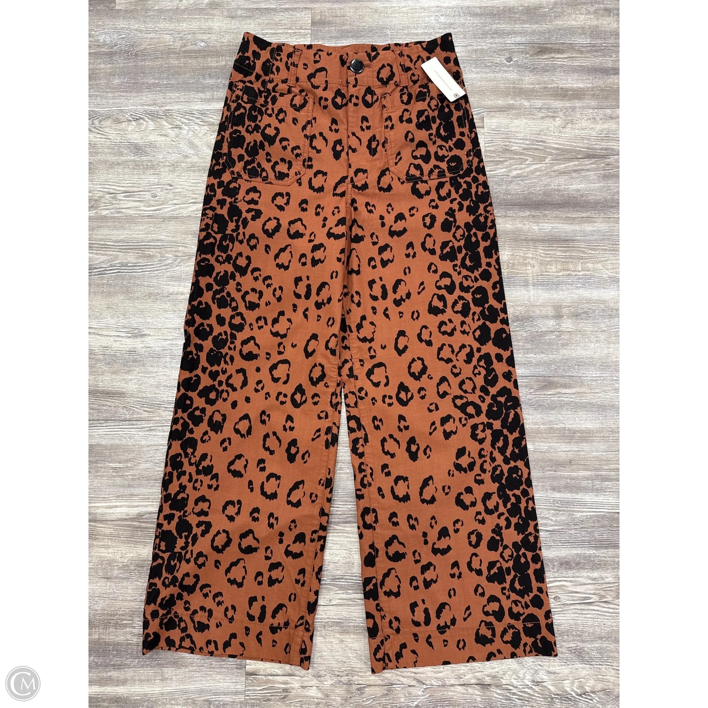 Pants Cropped By Maeve In Brown, Size: 4