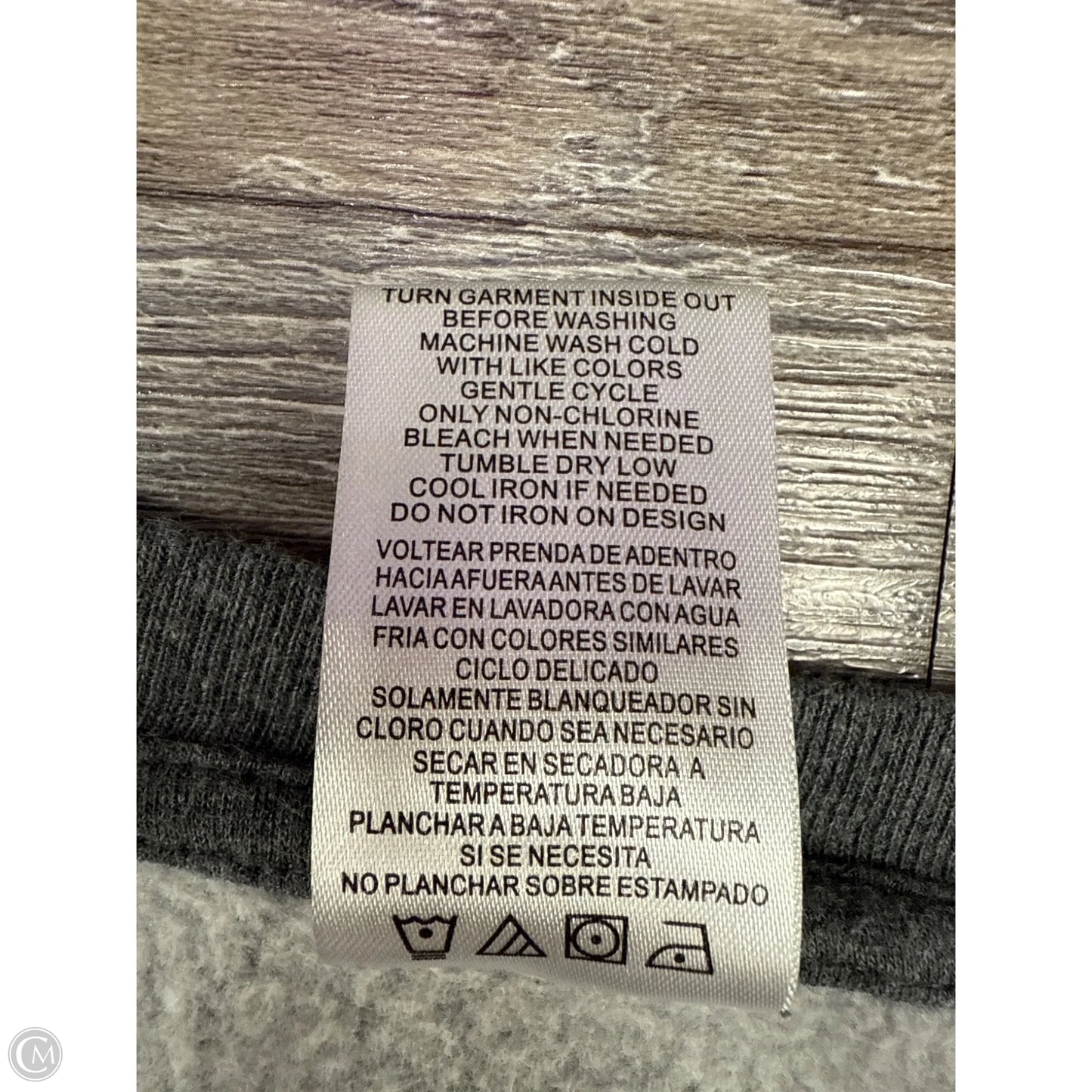 Sweatshirt Crewneck By Clothes Mentor In Grey, Size: Xl
