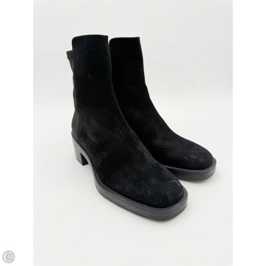 Boots Designer By Stuart Weitzman In Black, Size: 6.5
