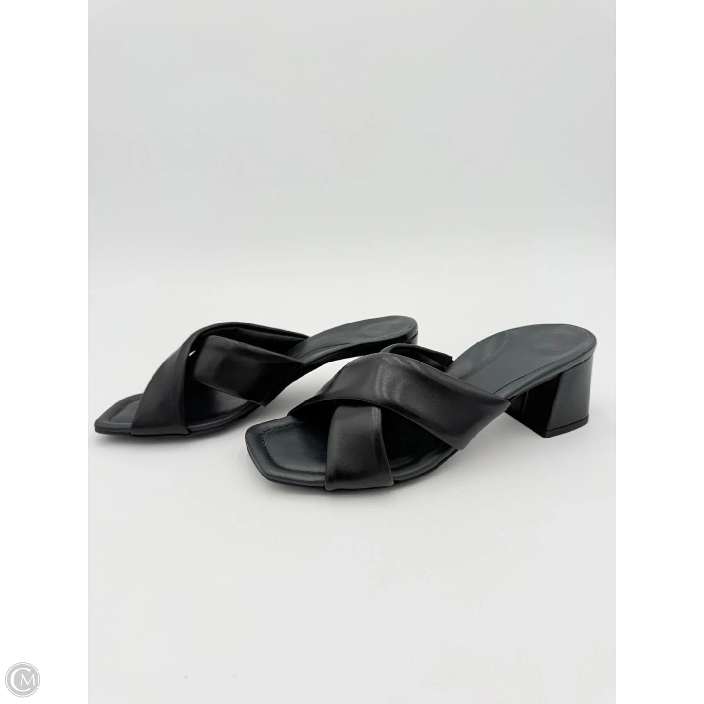 Sandals Heels Block By Paul Green In Black, Size: 6