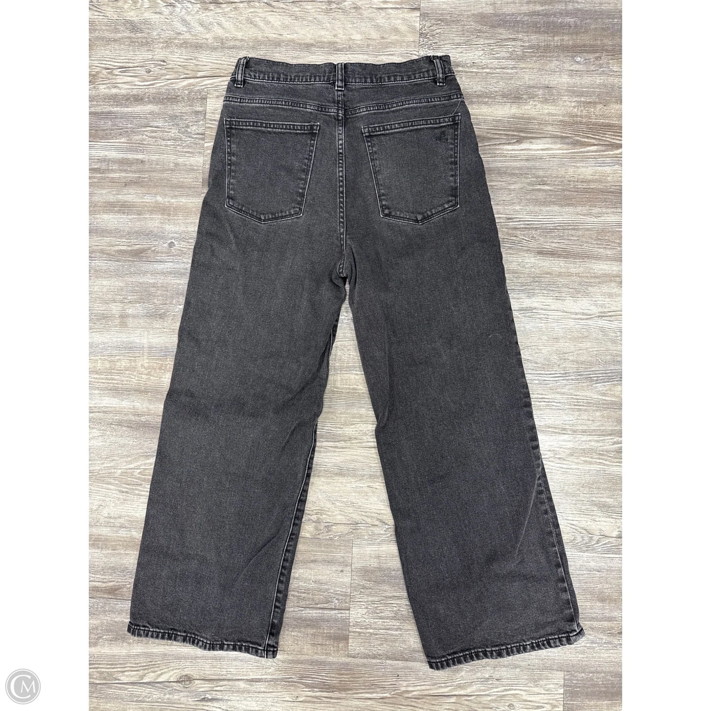 Jeans Cropped By Dl1961 In Black Denim, Size: 4
