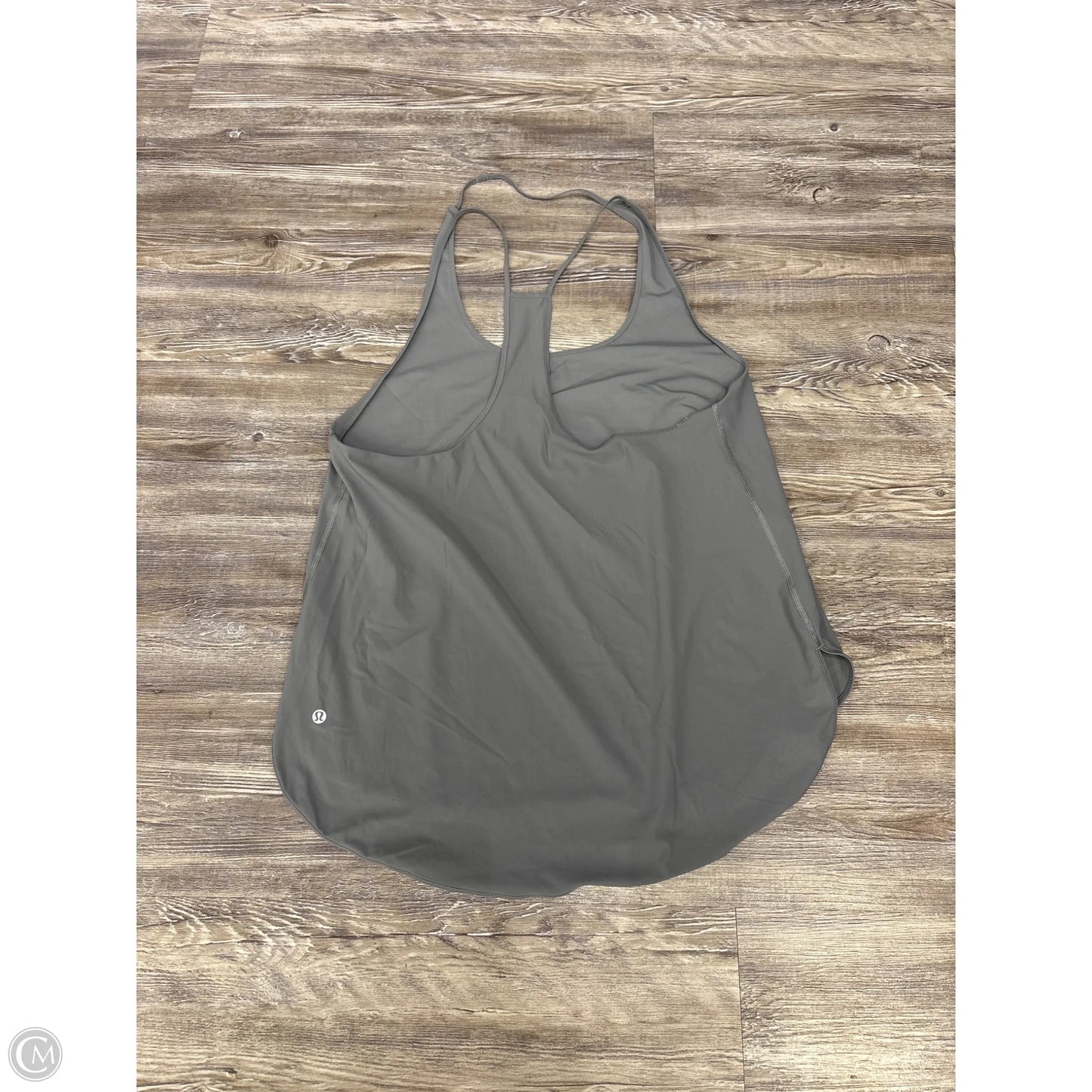 Athletic Tank Top By Lululemon In Grey, Size: Xl