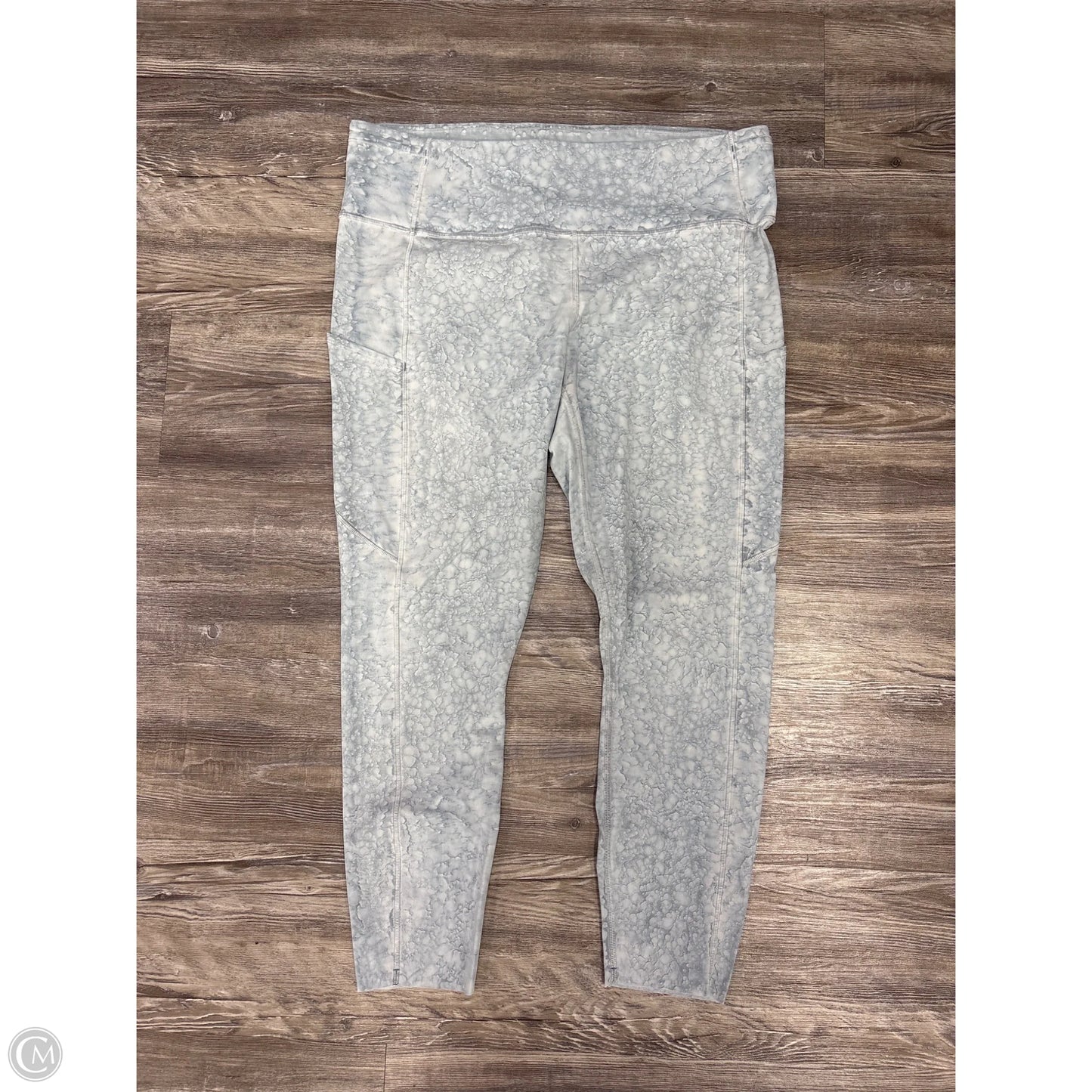 Athletic Leggings By Lululemon In Blue, Size: 16
