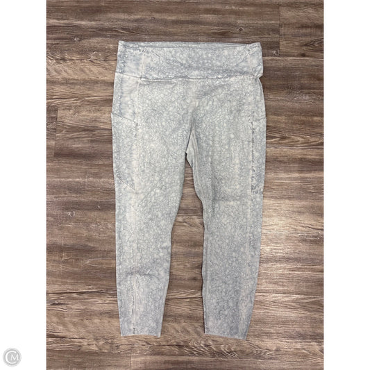Athletic Leggings By Lululemon In Blue, Size: 16