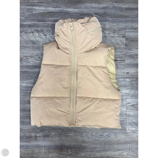 Vest Puffer & Quilted By Apparis In Tan, Size: Xxs