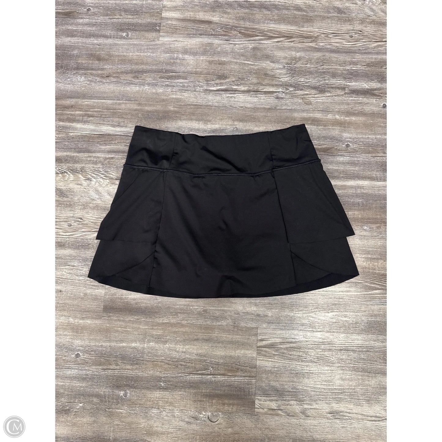 Athletic Skort By Athleta In Black, Size: L