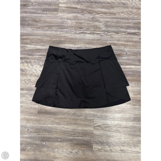 Athletic Skort By Athleta In Black, Size: L