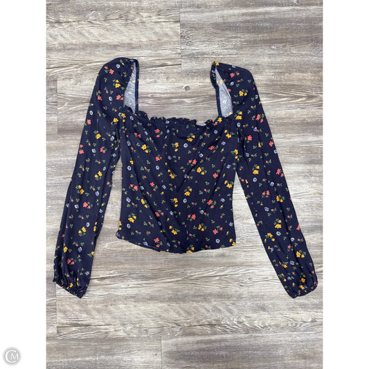 Top Long Sleeve By Reformation In Blue, Size: Xs