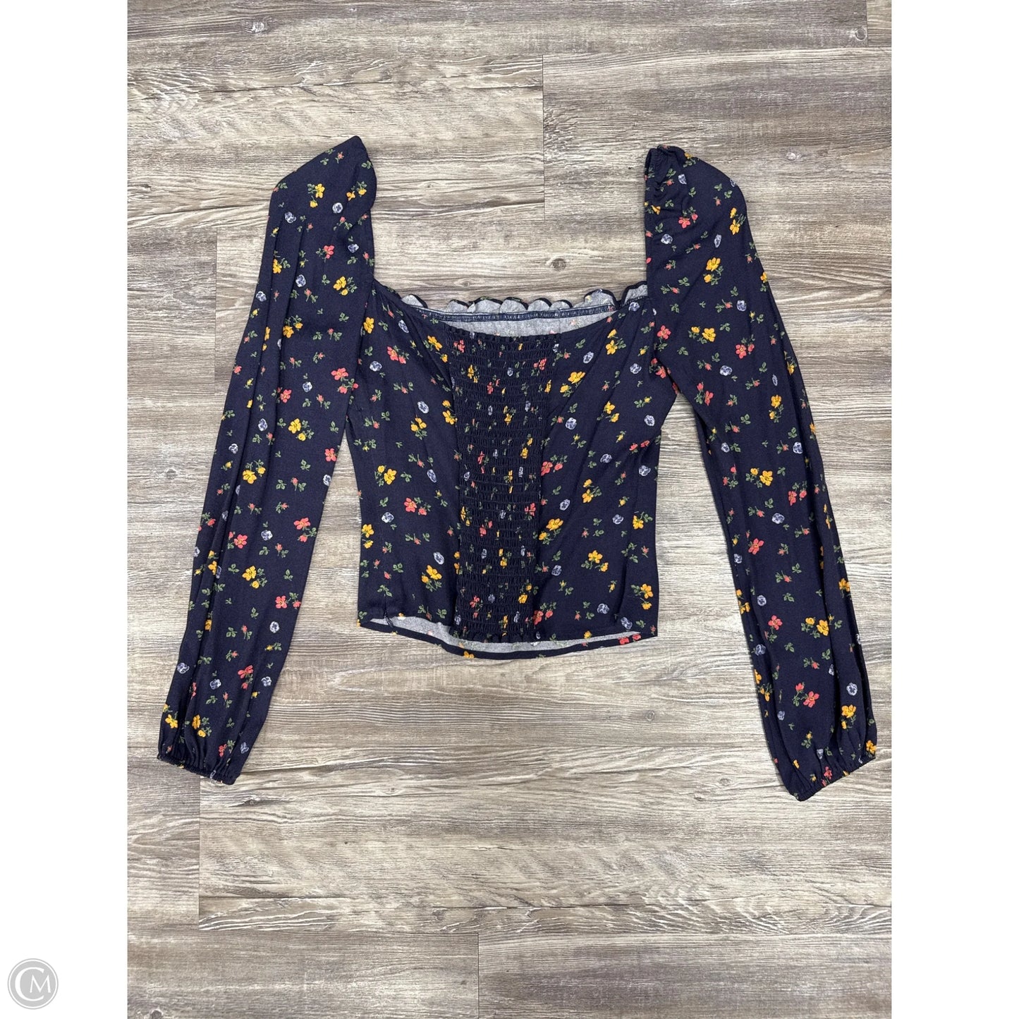 Top Long Sleeve By Reformation In Blue, Size: Xs