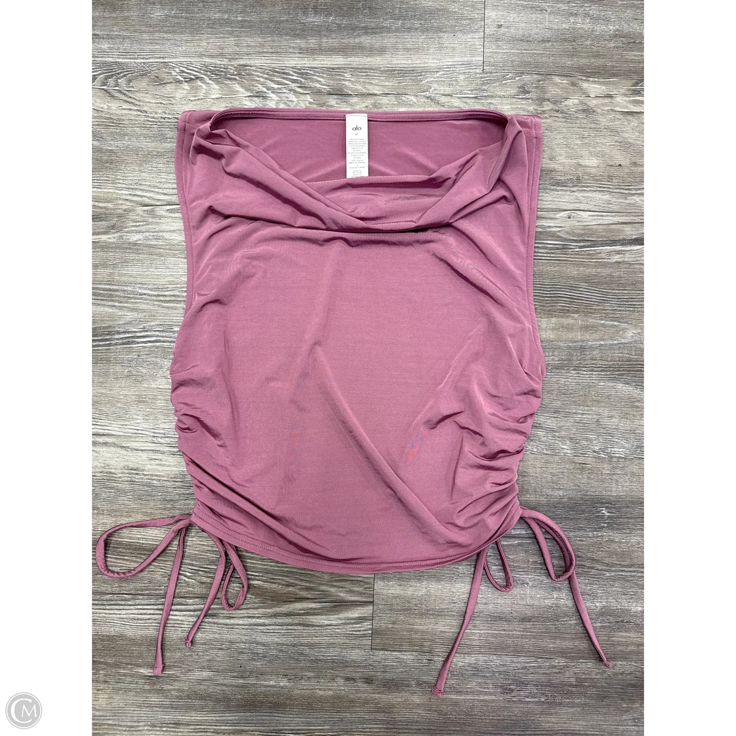 Athletic Top Short Sleeve By Alo In Pink, Size: M
