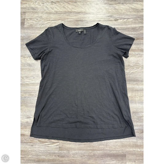 Top Short Sleeve By Theory In Black, Size: M
