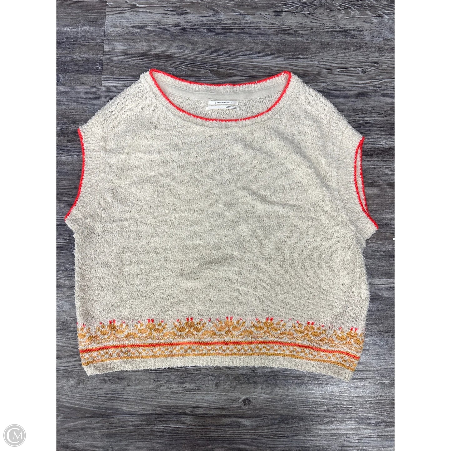Sweater By Anthropologie In Tan, Size: S