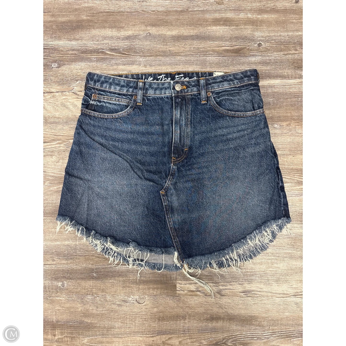 Skirt Midi By We The Free In Blue Denim, Size: 12