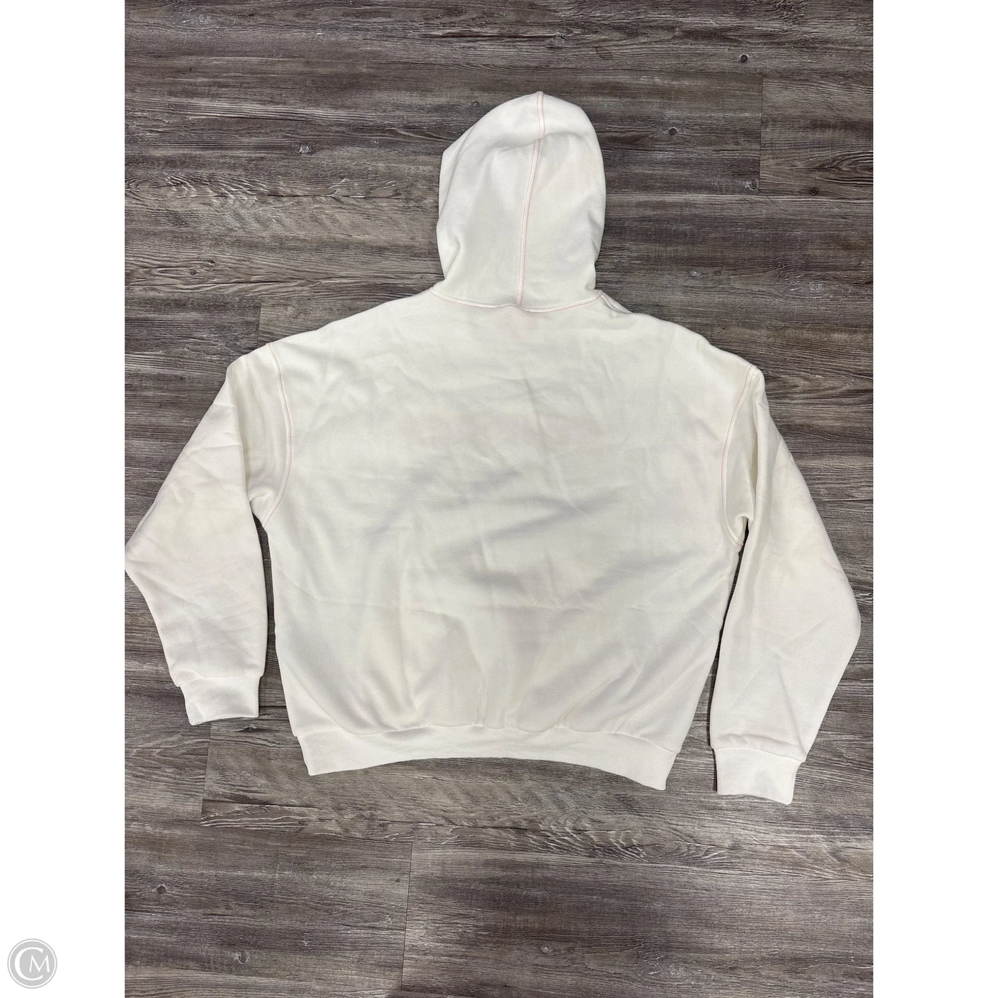 Sweatshirt Hoodie By Edikted In White, Size: L