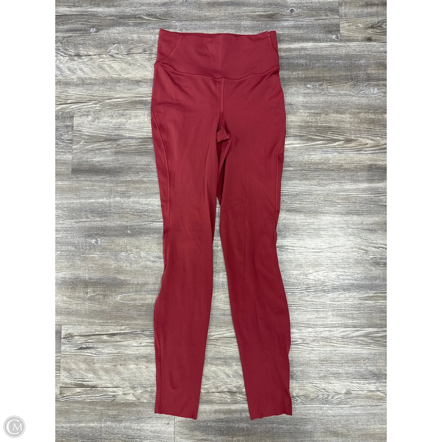 Athletic Leggings By Lululemon In Red, Size: 4