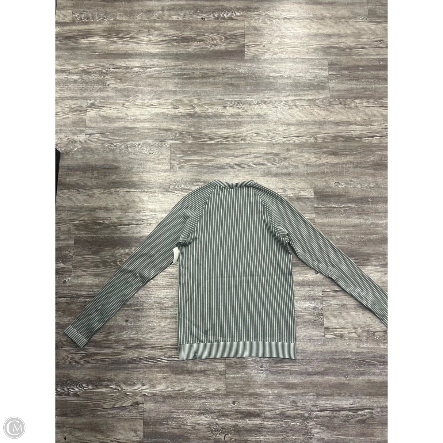 Athletic Top Long Sleeve Crewneck By Lululemon In Green, Size: Xs