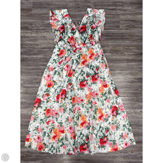 Dress Casual Maxi By Hutch In Floral Print, Size: 16